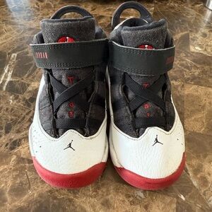 Nike Air Jordan Two 3 Mid-Top Sneakers with Velcro Strap